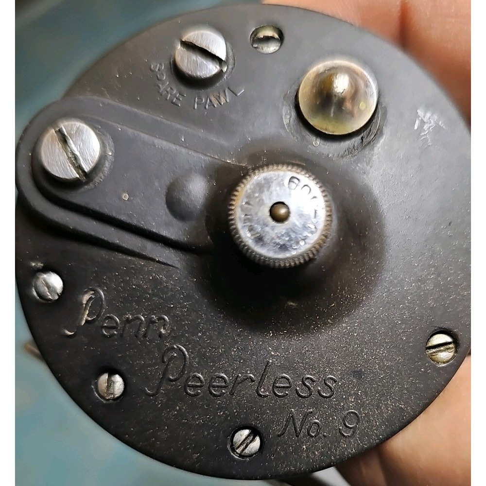 Penn Peerless No. 9 Baitcasting Reel Vintage Saltwater Fishing Reel USA Made